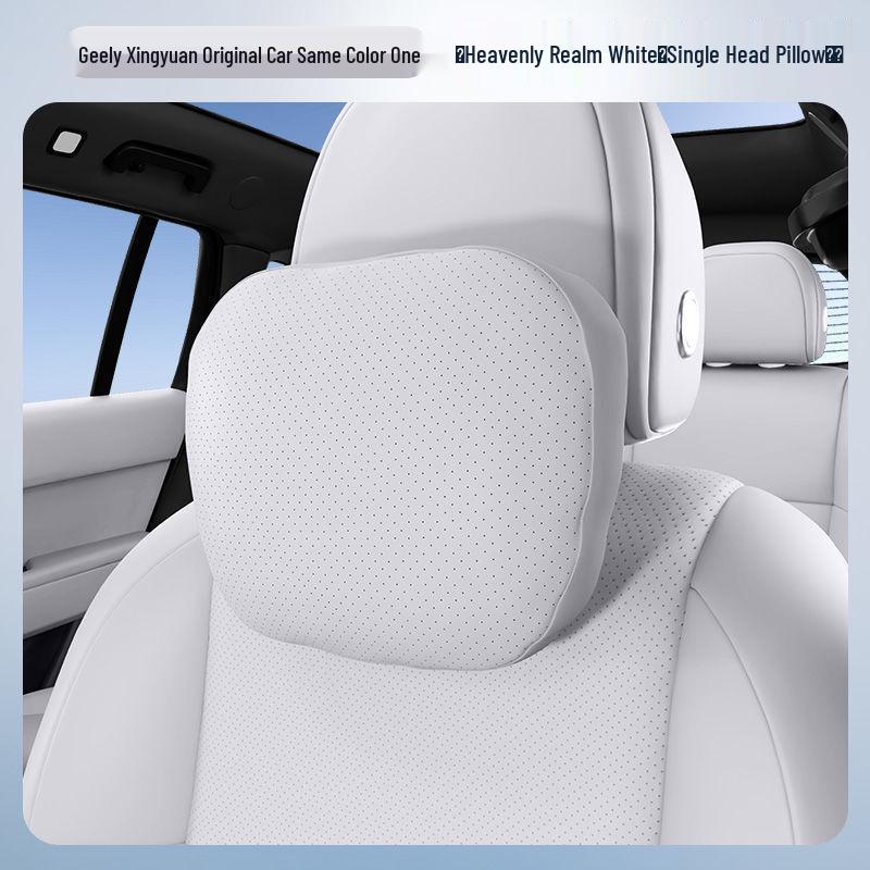 

Star Wish Feather Cotton Neck and Lumbar Support Pillow for Car Interior Geely Star Wish