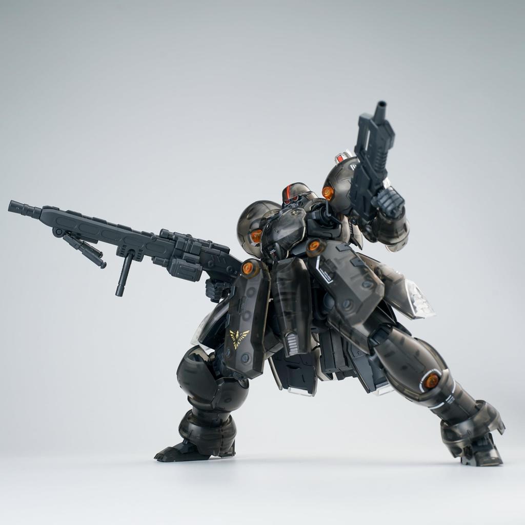 SHEIK MAINLAND ULTRA ACTION TROOPER Series ZA 11PS ZI KRON Scale ABS Assembled Plastic Model Kit 1/144 [Transparent Black]