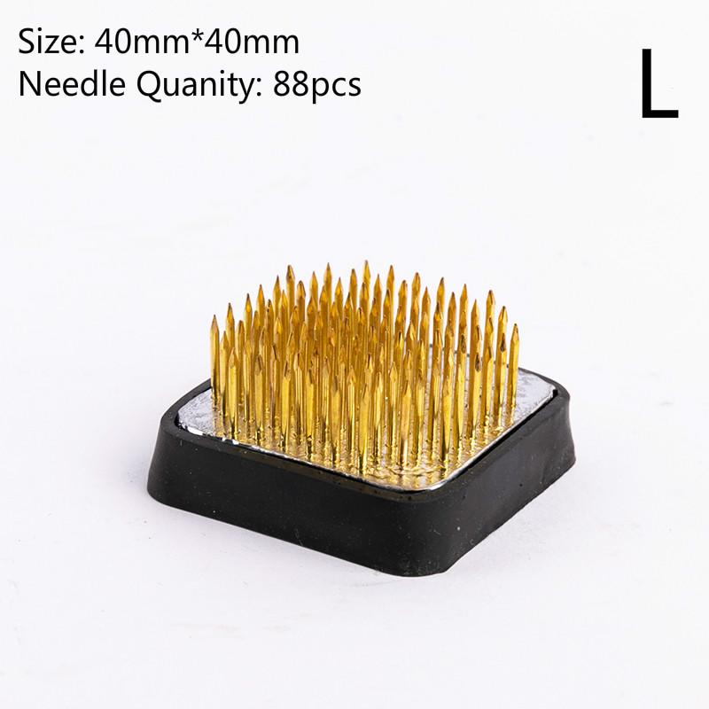 Multi-sizes Florist Floral Arrangement Copper Pin Frog Prong Brass Needle Fixed Tools Japanese Ikebana Kenzan Garden Bonsai Base