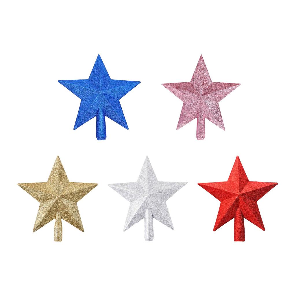 Christmas Tree Top Star Hanging Decoration Festival Christmas Tree Decoration Ornament Gifts for Office Xmas Holiday Home Party