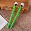 12pcs Cartoon Cute Soft Rubber Green Bamboo Panda Neutral Pen Stationery Student Exam Writing Gel Pen Office Supply Signature Pen