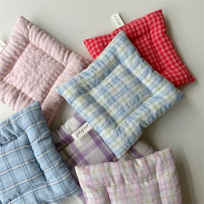 1PC Koreanische Ins Esstisch Küche Plaid Stepp Bahn Baumwolle und Leinen Stoff