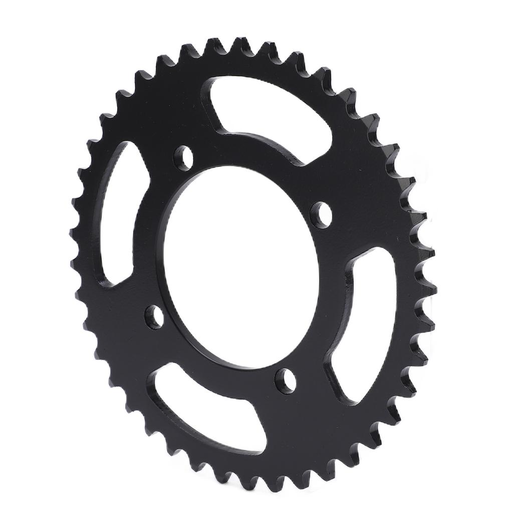 Zahnkranz hinten Schwarz Stahl 76mm 41 Zähne Hinterrad-Kettenrad für Elektrofahrräder Motorräder Strandfahrzeuge