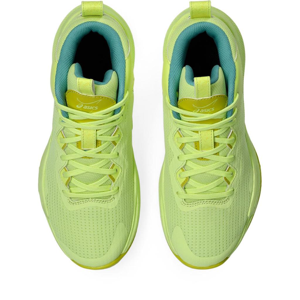 Asics NOVA SURGE 3 GS Basketball Shoes Size 751 Size 2E (1064A017), Unisex, (Lucid Yellow/Cactus), 22.5 Cm,