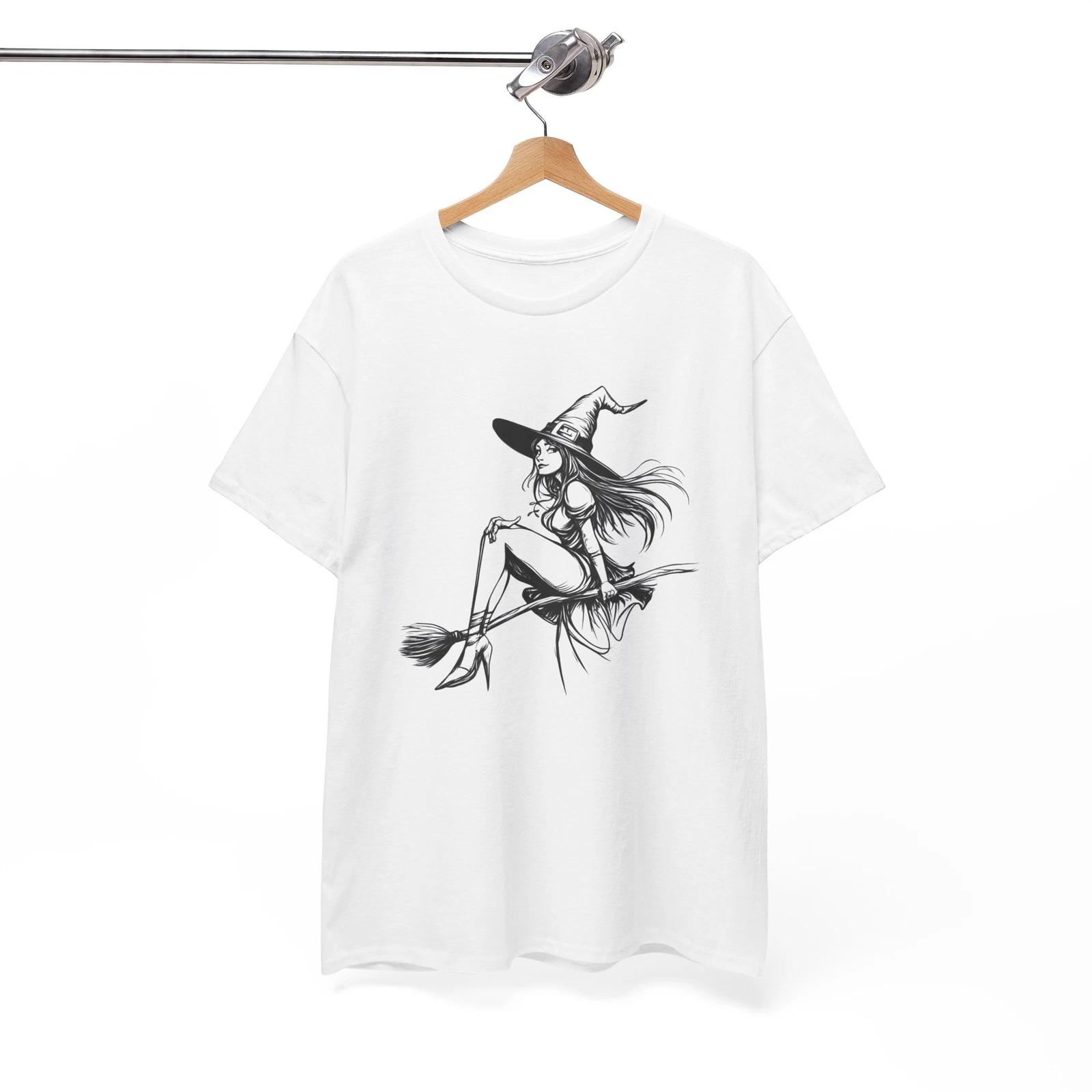 Astrology & Witchcraft T-Shirt | Magic Witch Flying Shirt S