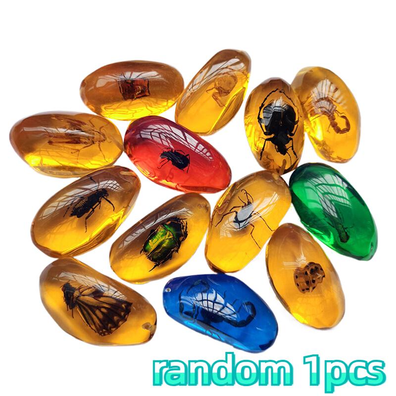 

Insects Amber Gemstone DIY Hand Crafts Gift Insects Amber Gemstone Scorpion Natural And Mineral Stones Home Decor