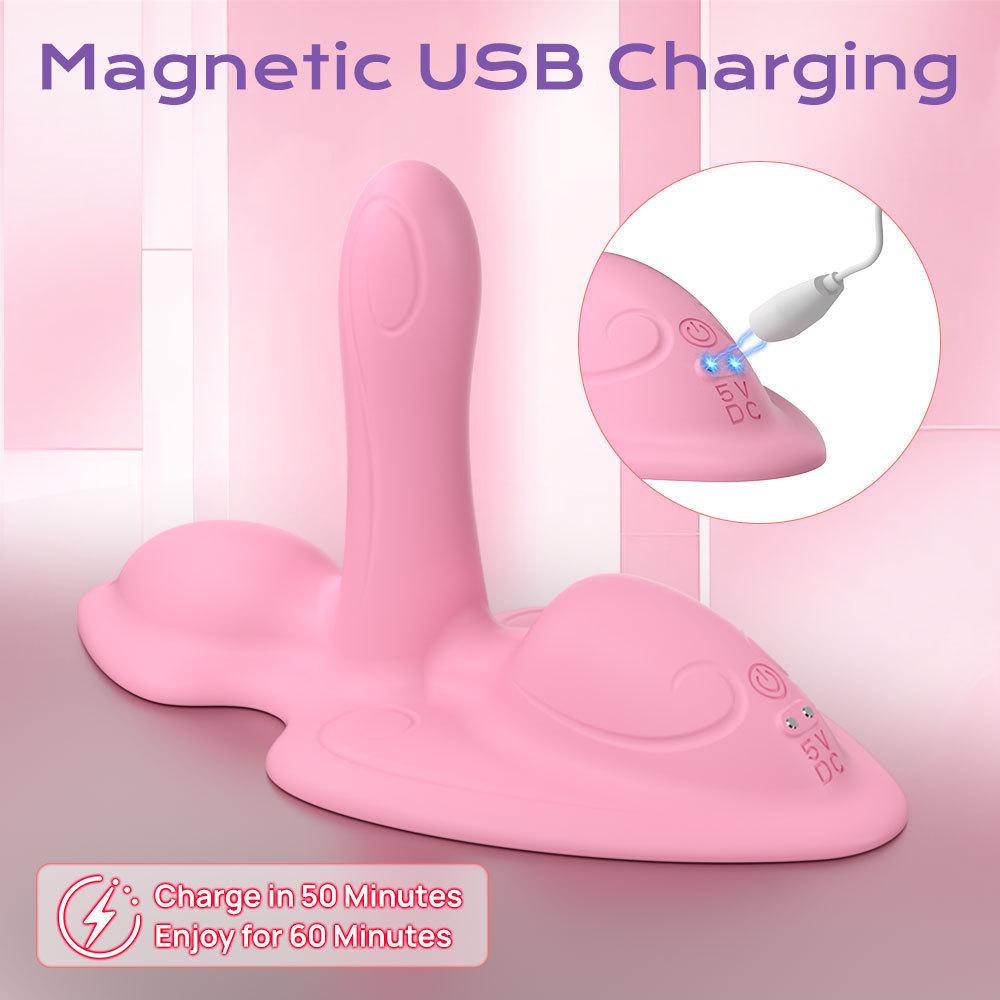 Silicone Remote Control Vibrating Cushion for Multi-Point Stimulation and Pleasure