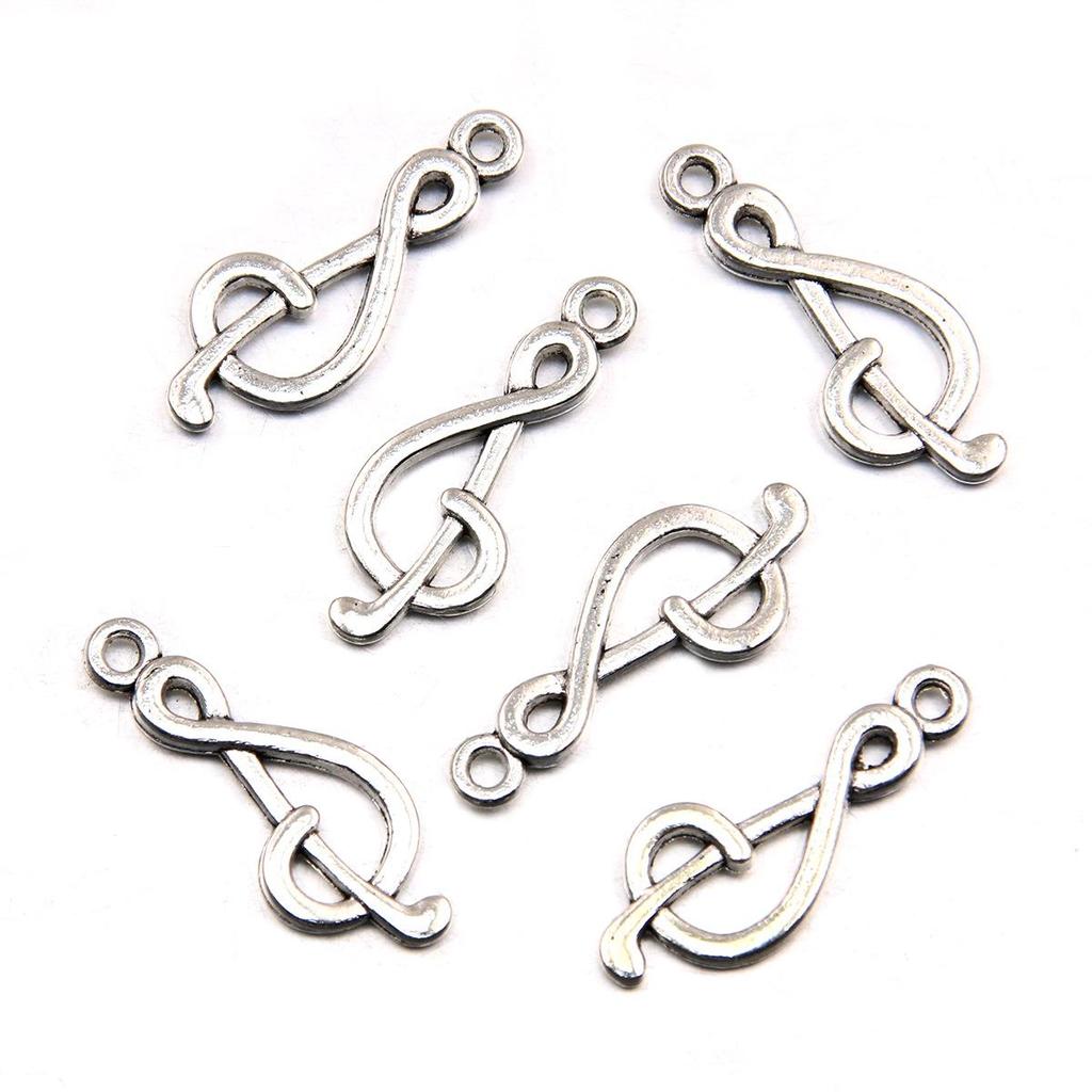 Retro Multi-Instrument Antique Silver Pendant Handmade Necklace Bracelet – Creative Accessories Boutique