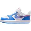 Nike Court Borough Low Top Skateboard Shoes White Blue Kids' IR5463-101