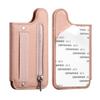 PU Leather Phone Card Bag RFID Blocking with Wrist Strap Phone Wallets Self-adhesive Phone Card Slot Holder Phone Accessories