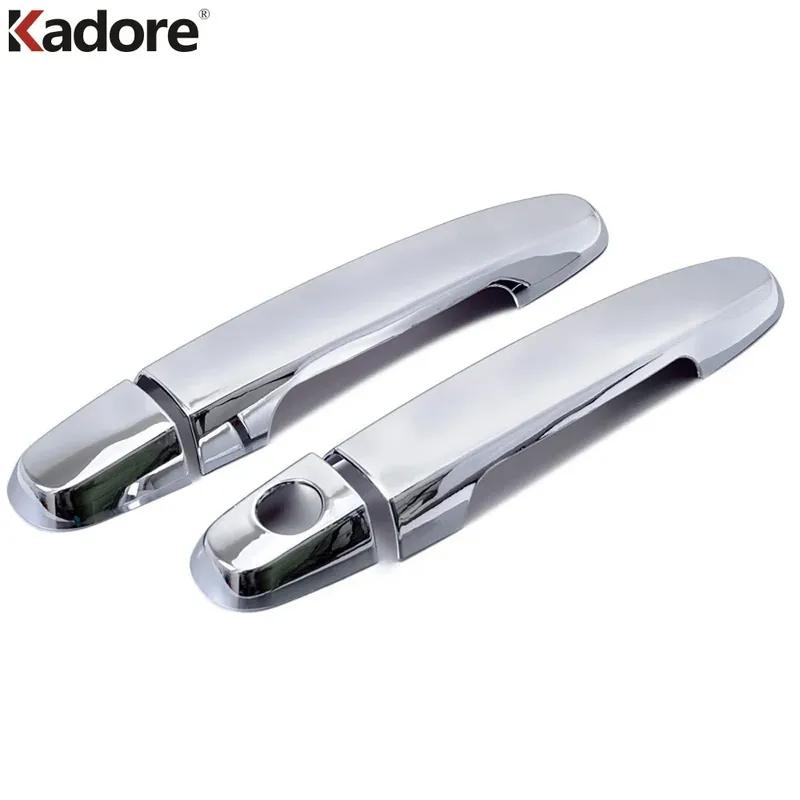 Door Handle Cover Trim For Toyota Vios Yaris Sedan 2013 2014 Chrome Car Side Door Handles Cartch Molding Overlay Accessories