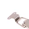 Stainless Steel Spring Loaded Draw Toggle Latch Clamp Clip Silver Hasp Latch Catch Clasp 90 Degrees Duck-Mouth Buckle Hook Lock