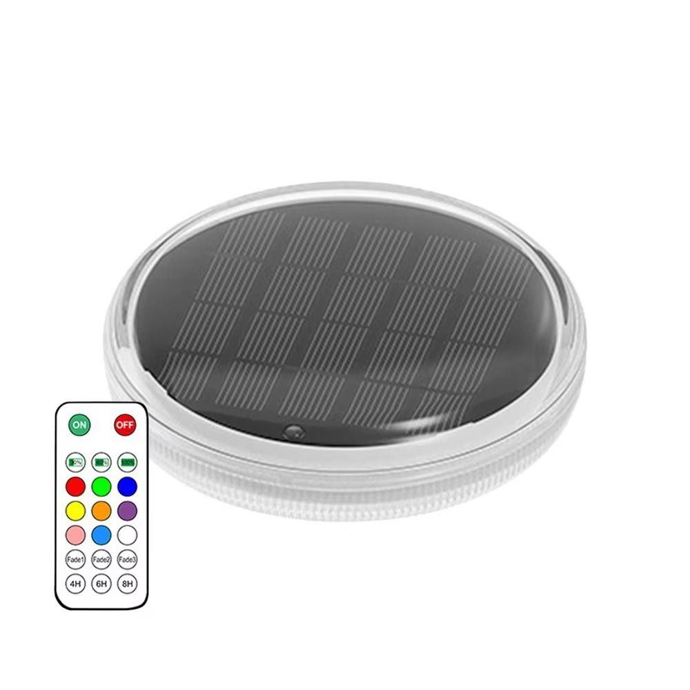 Multi Color Changing Solar Floating Pond Light Dynamic RGB Floating Lights  Swimming Pool