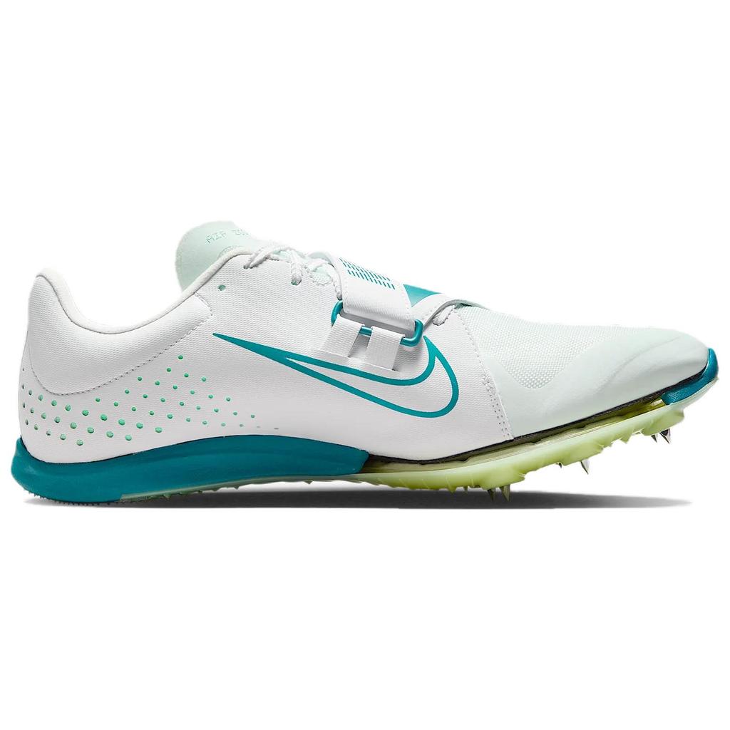Nike Zoom Skok do dálky Elite Bílá Jasně smrková Unisex tenisky Sotva zelená FZ9326-100