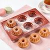 6 Cavity Mousse Cake Mold Silicone Baking Mold New Pudding Mould  for Donuts Jello