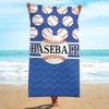 Basketball Print Beach Towel Sport Themed Quick Dry Sand Free Absorbent Lightweight Towel for Boy Teen Men Beach Pool Gym Travel
