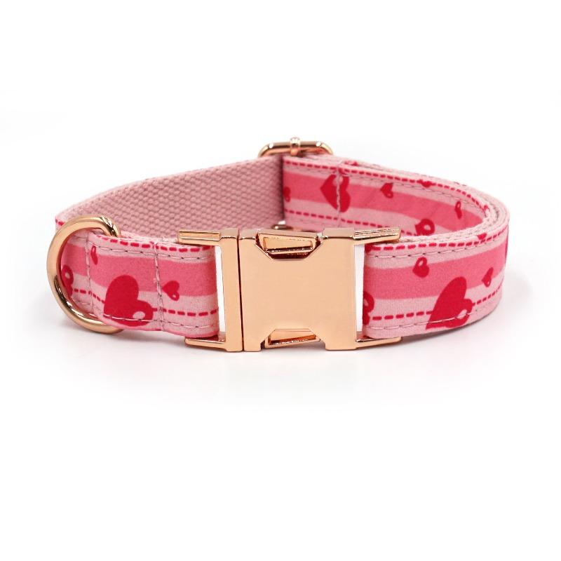 Cute Printed Pet Dog Collar Laser Engraved Dog Collar