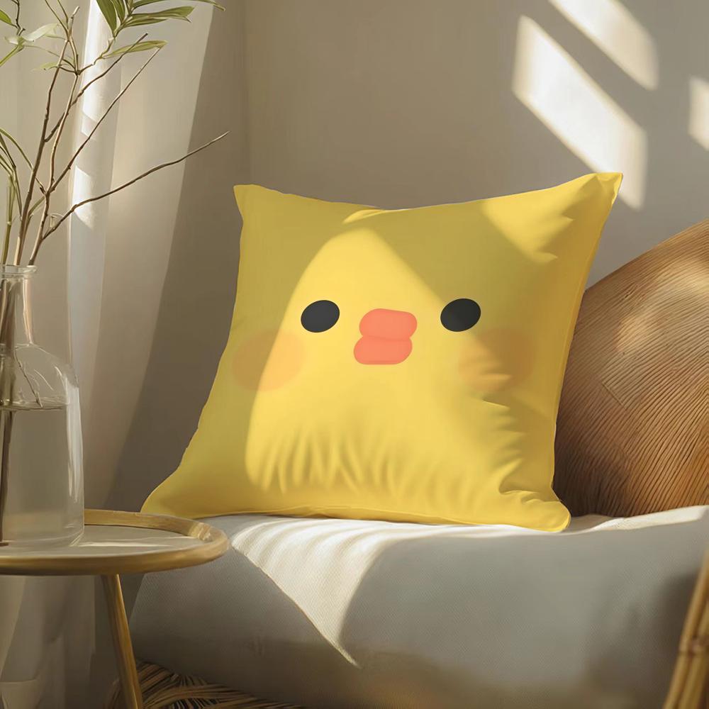 

Cartoon Animal Expression Pattern Pillow Case Pattern Printed Pillowcase for Living Room Sofa Cushion Cover Bedroom Decor 30X30cm