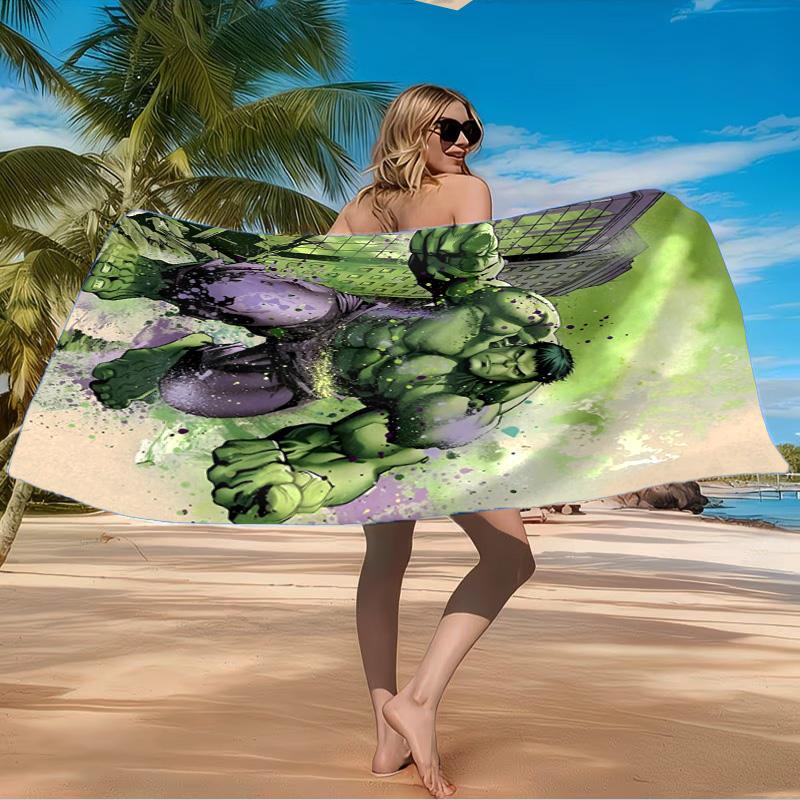 The hero Mighty Transformation Beach Towel Microfiber Beach Towel, Lightweight and Quick-Dry, for Summer Travel, Swimming Pool Fan Birthday Gift