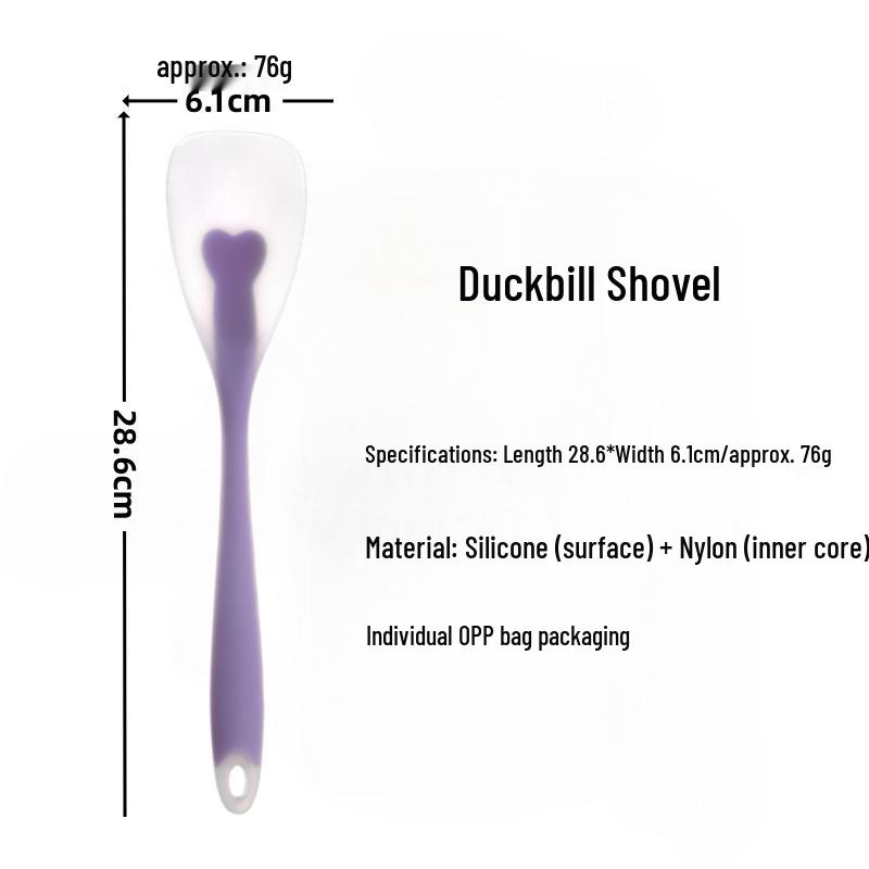 Silicone Full-Wrap Flat Head Spatula for Baking, Mixing, and Salad Serving.