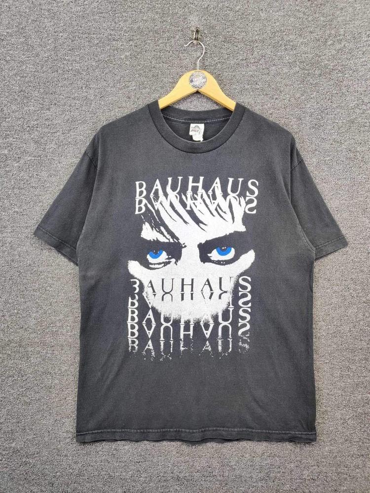 Vintage Bauhaus Peter039s Murphy Eyes Band Black Unisex Tshirt Reprint  KH9823 Unisex T-Shirt L