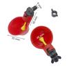 1 Pcs Chicken Drinking Cup Automatic Drinker Chicken Feeder  Plastic Poultry Water Drinking Cups Easy Installation With Screws