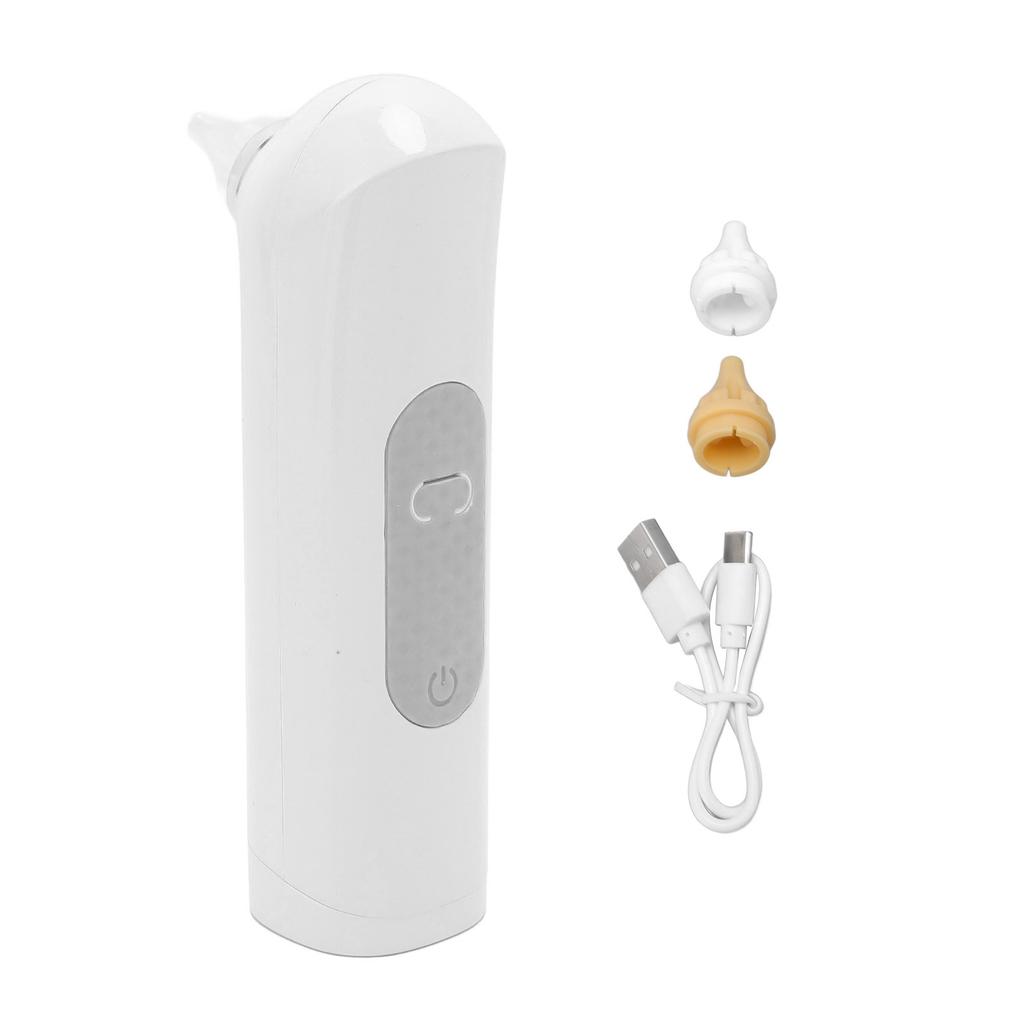 Ear Dryer Warm Wind 20000RPM Smart Control 4 Wind Speed Electronic Ear Drying Water Remover for Swimmers Showering White