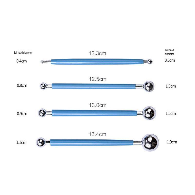 42-Piece Pottery Tool Set: Clay Carving Knives, Ball Tools, Dotting Pens for DIY Clay Craftsmanship