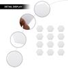 12Pcs Felt Hexagon Wall Board Memo Self-Adhesive Bulletin Board Decorative Tile for Notes Photos Message Display