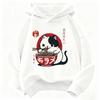 Japanese Style Cat Eat Ramen Hoodie Manga Kids Cat Children's Sweatshirt Cute Hoody for Boys Girls Casual Hoodies Spring