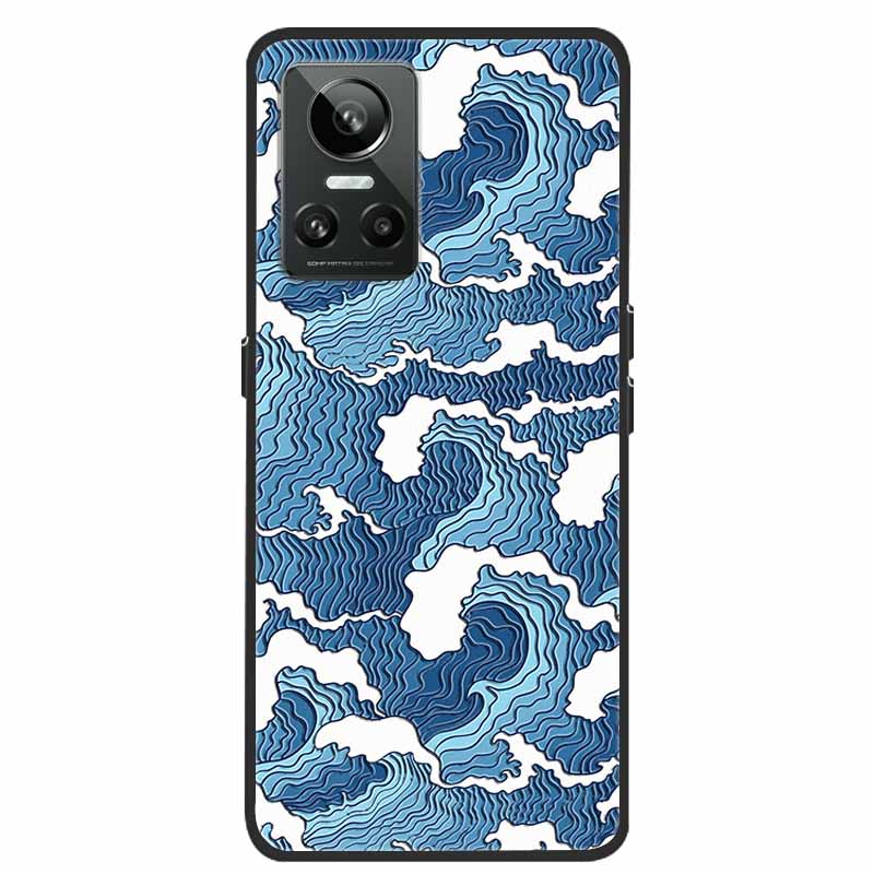 For Realme GT Neo3 5G Case 3D Flower Emboss Soft Silicone Phone Back Cover Case For OPPO Realme GT Neo2 Neo 3 Coque for Bumper