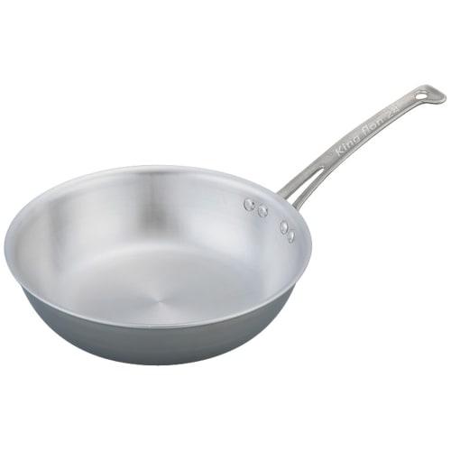 Nakao Aluminum Manufacturing King Flon No-Make Deep Frying Pan, 27cm, ND-11M