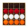 Multi Texture Velvet Christmas Balls Assorted Colors Multi Texture Baubles  Xmas Gift