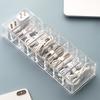Home Transparent Data Cable Organizer Case Classification Dustproof Card Organizer With Hub Clutter Collection Box For Office