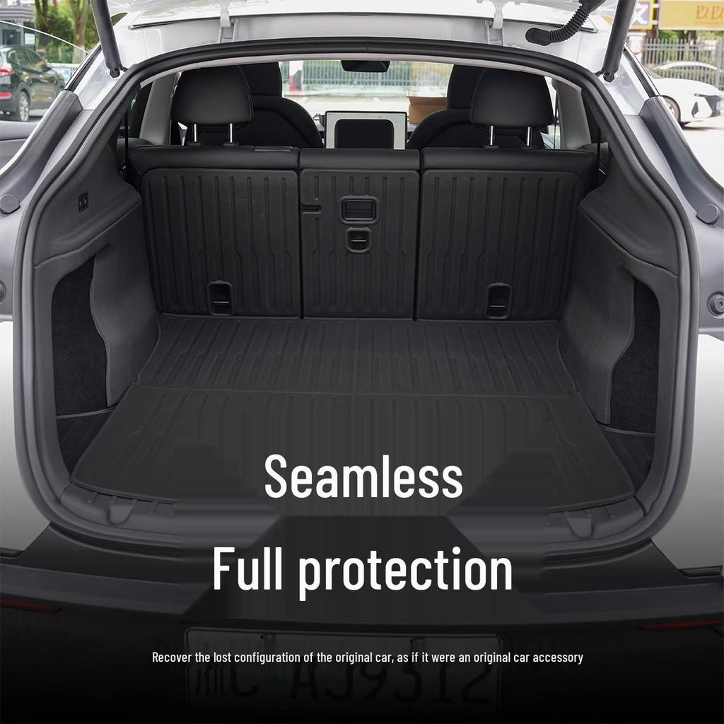 Schutz-Seitenverkleidungen für den Kofferraum aus Flanell für Tesla Model Y 25 Refresh