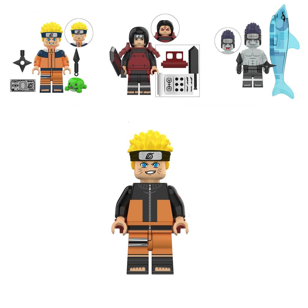 Kdl806 Naruto Anime Ninjutsu Building Blocks Toy Abs Plastic Diy Export Type