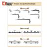 Hengpu Commercial Aluminum Stair Edge Trim
