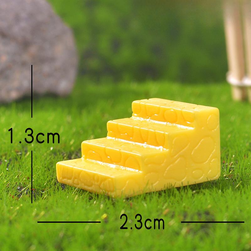 Mini Decorative Items Simulate Ancient-style Stone Staircase Garden Bonsai and Resin Handicrafts