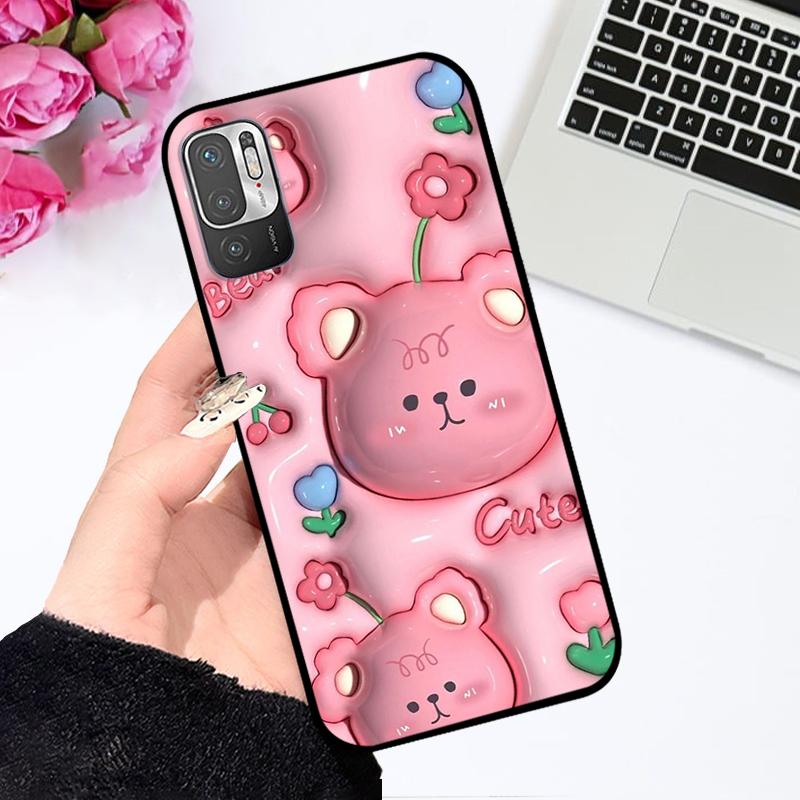 For Redmi Note 10 5G Case M2103K19G Soft Silicone Phone Shell For Xiaomi Redmi Note 10 JE Shockproof Bumper Cover Coque Fundas