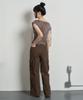 SWAYGLOW Solid Cargo Pants Brown