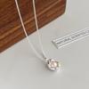 Imitation Pearl Pea Necklace Women's Japan and Korea Cold Wind Shell Clavicle Chain Simple Temperament Geometric Pendant Jewelry Trend