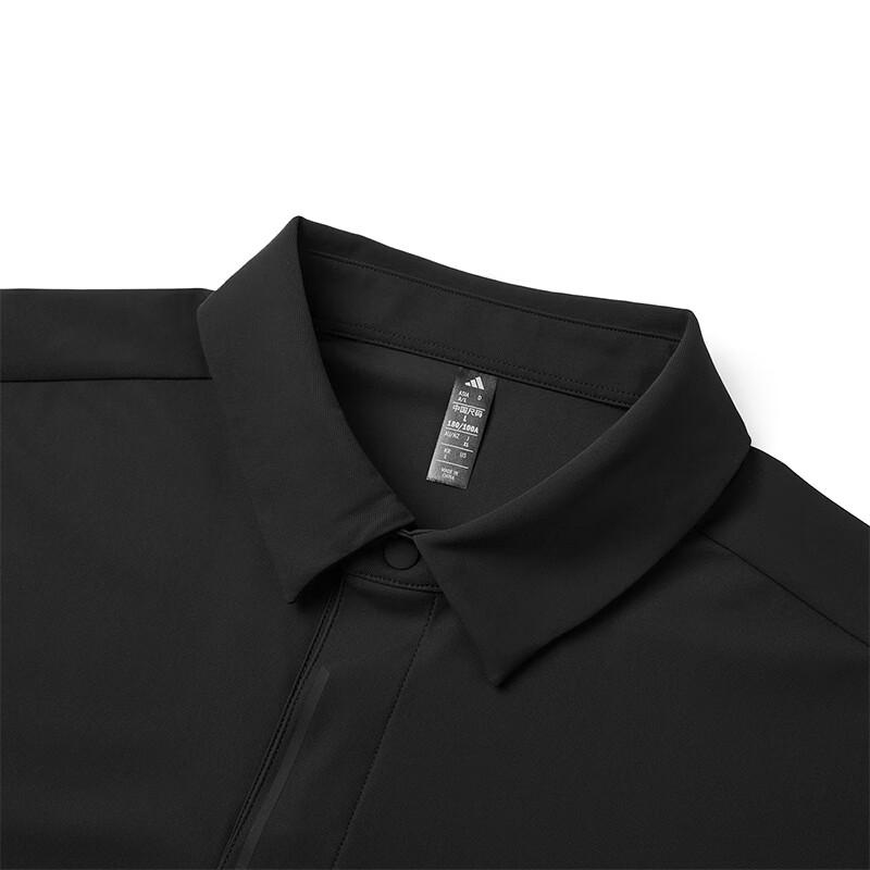 Adidas Men's Summer Quick-Dry Breathable Lightweight Loose Fit Blue Short Sleeve Polo T-Shirt