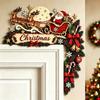 Wooden Material Christmas Door Corner Decor Christmas Door Corner Sign  Christmas Holiday