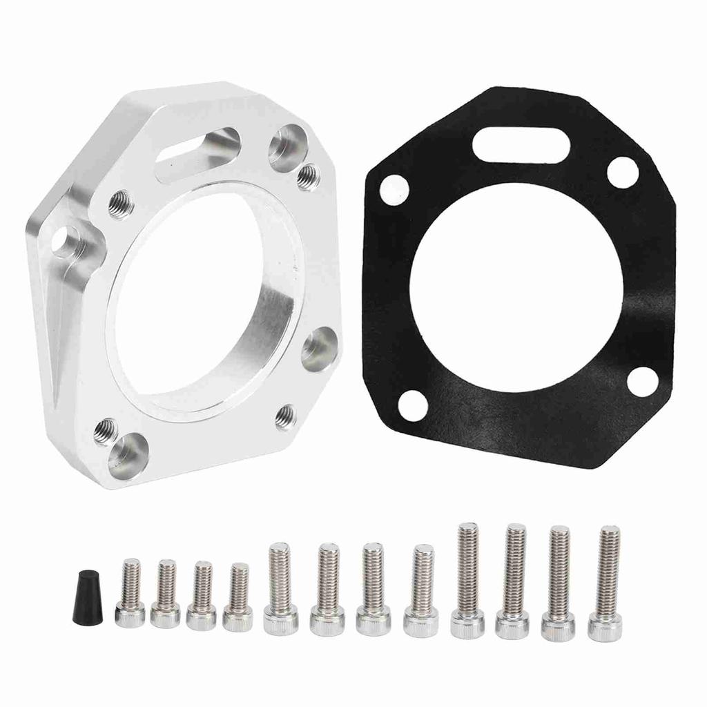 Dual Throttle Body Adapter Anodized Strong Sealing RBC RRC Manifold Flange Replacement For Acura K20 K24 Engine