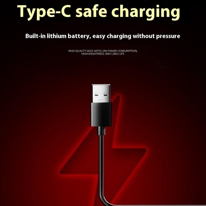 Outdoor Cycling Safety Warning Taillight Rechargeable Bicycles Tail Light Bike License Plate with LED Easy Installation