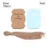 Party Supplies Feeding Bottle Feet Thank You For Coming Packing Labels Baby Shower Hanging Tags