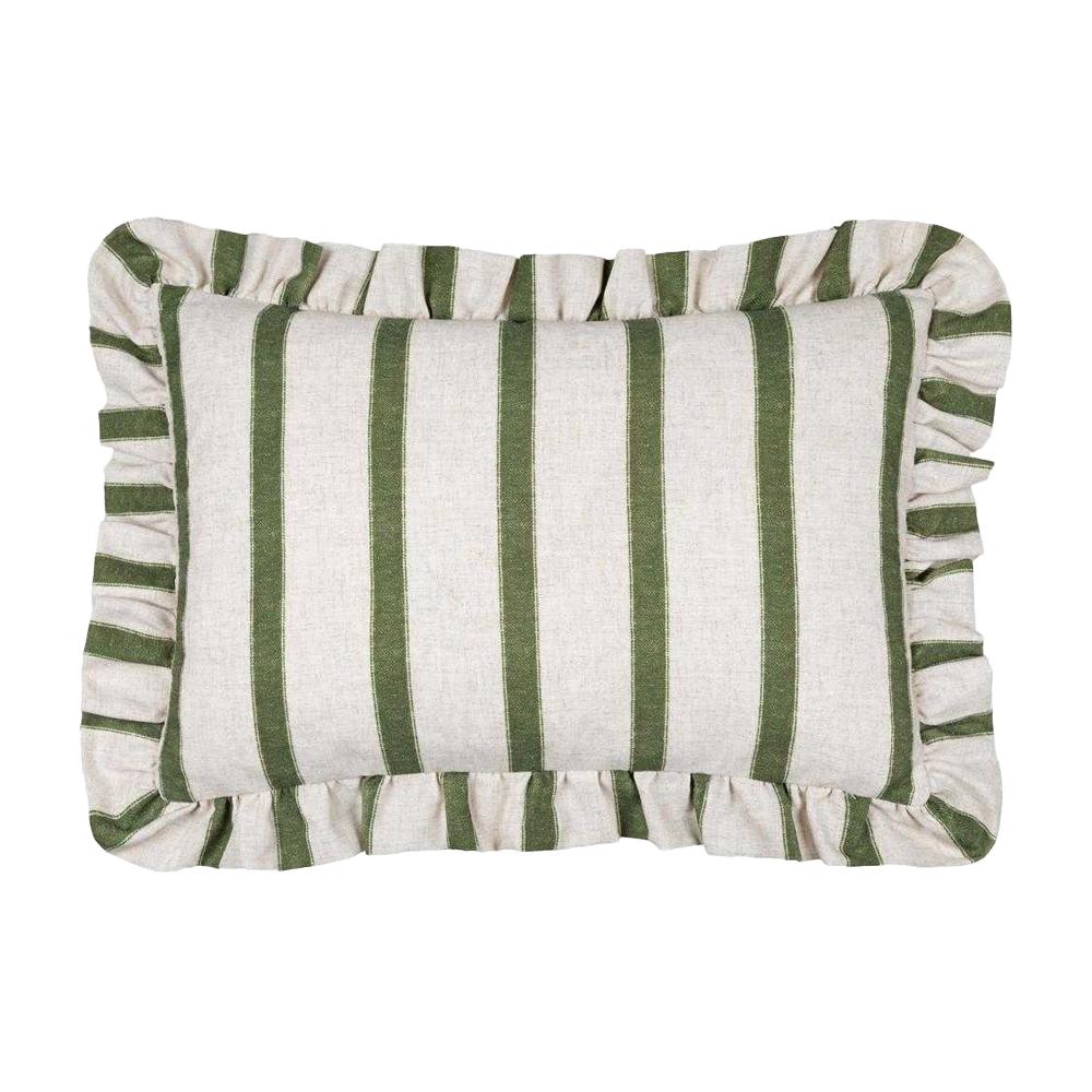 Wylder Connie Ruffles Striped Cushion Cover