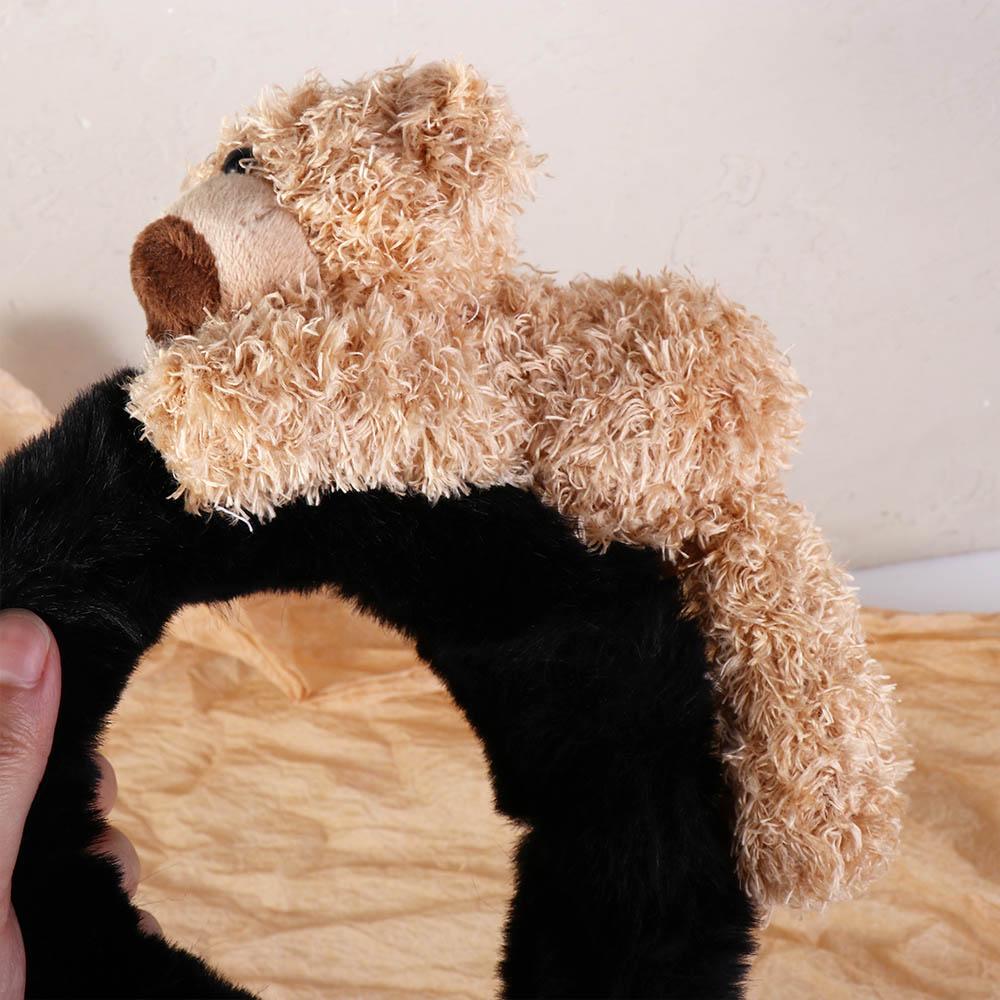 Artefakt Bär Breite Haarreif Damen Haaraccessoires Gesicht Waschen Haarbänder Cartoon Plüsch Stirnband