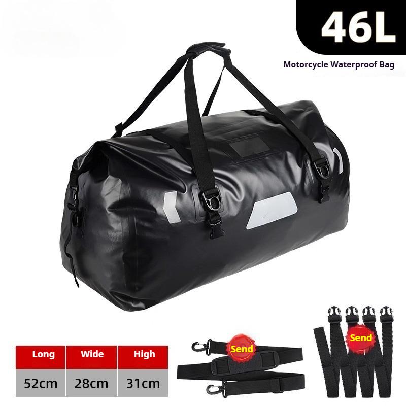 Waterproof Motorcycle Back Seat Bag Knight Long-Distance Riding Tail Bag Travel Equipment for Motorcyclists