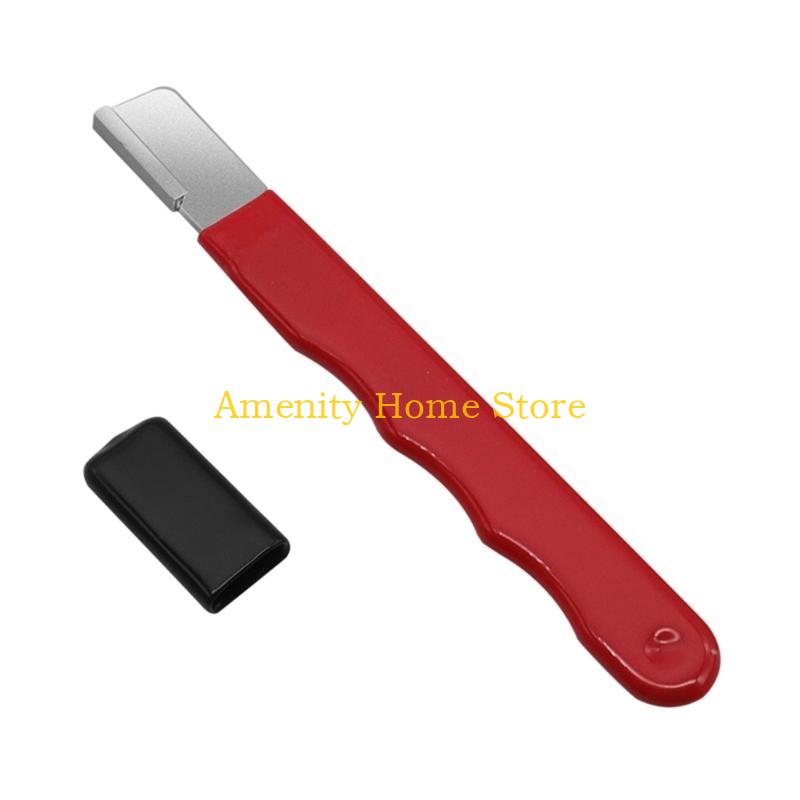 

F26C Garden Tools Sharpeners Scissor Sharpeners Shears Sharpener Alloy Material красный